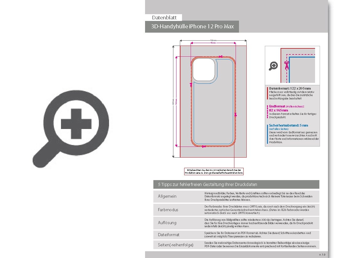 Product Bild standard-handyh__lle_f__r_iphone_12_pro_max__4_0-farbig_einseitig_bedruckt
